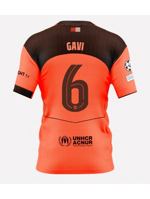 Barcelona Paez Gavi #6 Ausweichtrikot 2025-26 Kurzarm Barcelona Paez Gavi #6 Ausweichtrikot 2025-26 Kurzarm
